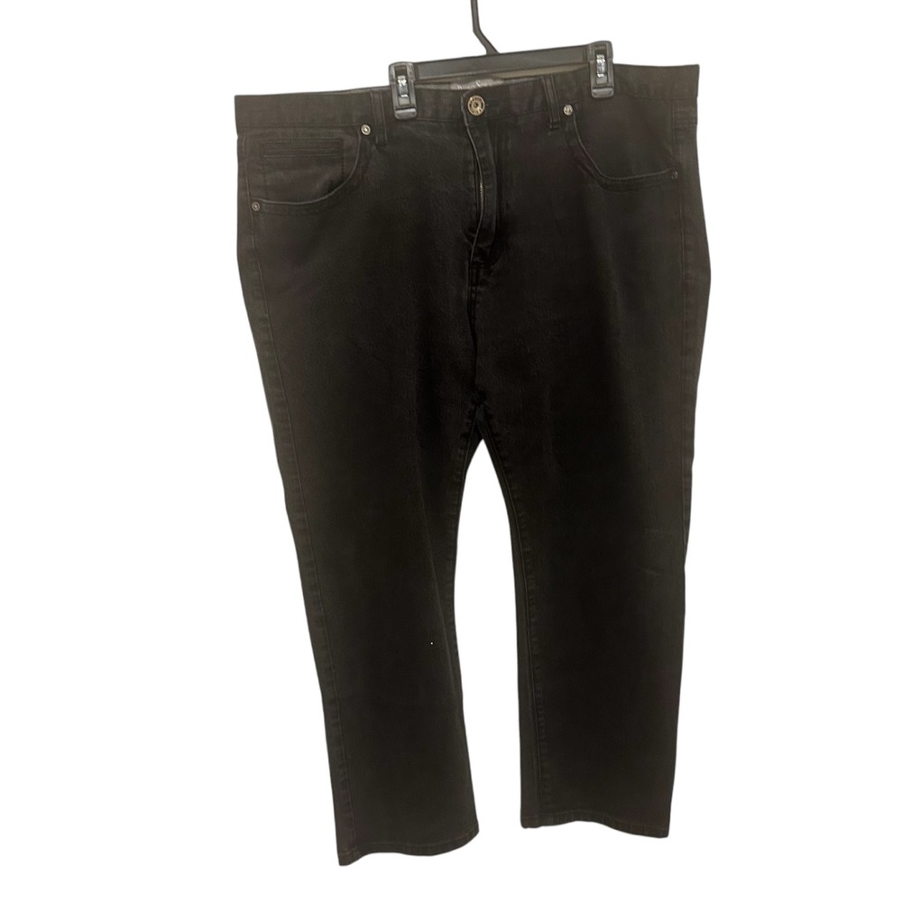 Paulo Solari Men's Black Jeans Preowned size 42W/30